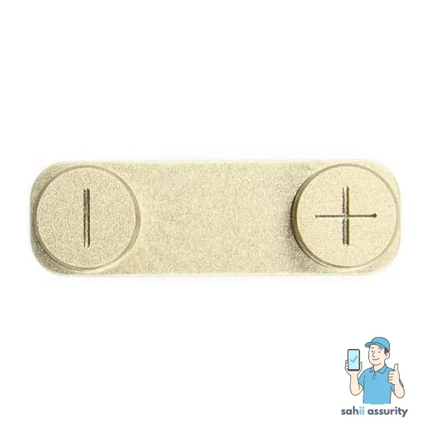 Volume Side Button Outer for Apple iPhone 5s Gold thumbnail
